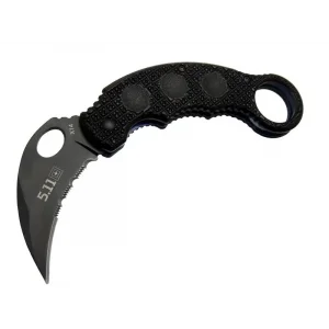 BUĞZ X14 5.11 Siyah Karambit Koleksiyon Çakı 16 Cm - Plastik Sap