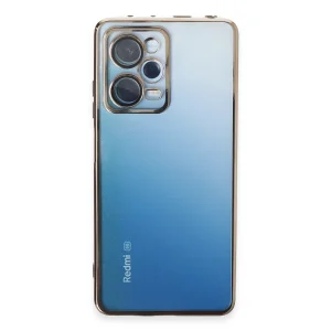 BUĞZ Xiaomi Redmi Note 12 Pro 5g Kılıf Razer Lensli Silikon - Gold