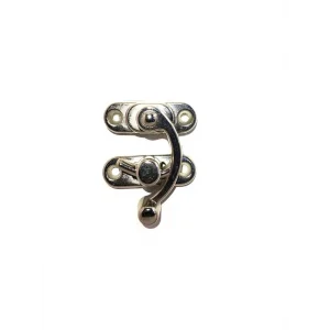 BUĞZ Yay Gözü, Ahşap Kutu Klipsi - Küçük 28x33 Mm, Nikel 1 Adet