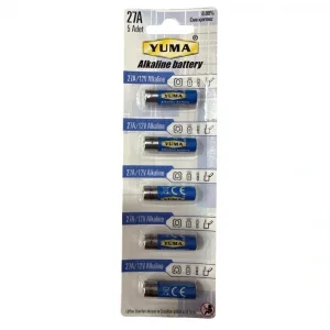BUĞZ Yuma 27a Mn27 V27a V27ga 12 Volt Alkalin Pil 5’li Paket