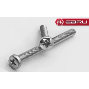 BUĞZ Yuvarlak Yıldız Başlı Ysb Civata M6x15 - 100 Adet