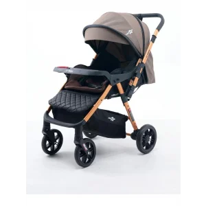 Comfymax 2-Way Çift Yönlü Bebek Arabası  – Wood Brown