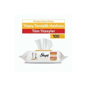 Havlu Easy Clean Arap Sabunu Katkılı Yüzey Temizlik Havlusu 100 Yaprak