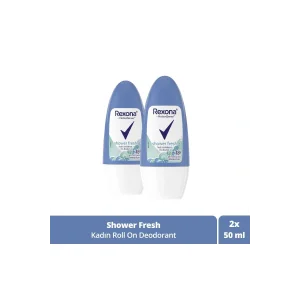 Kol Saati Üstün Koruma Kadın Roll On Deodorant Shower Fresh 72 Saat Kesintisiz Koruma 50 ml X2