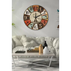 Kol Saati Retro Tasarımlı Duvar Saati 40x40cm
