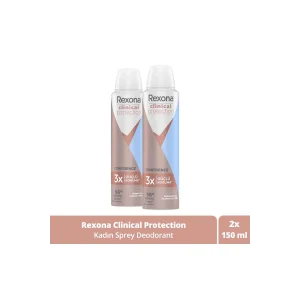 Kol Saati Clinical Protection Kadın Sprey Deodorant Confidence 96 Saat Koruma 150 ml X2