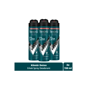 Kol Saati Men Erkek Sprey Deodorant Xtra Cool 72 Saat Kesintisiz Üstün Koruma 150 ml X3