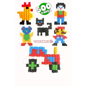 Oyuncak Tiktak 500 Parça Lego Oyuncak Eğitici Çocuk Oyuncakları