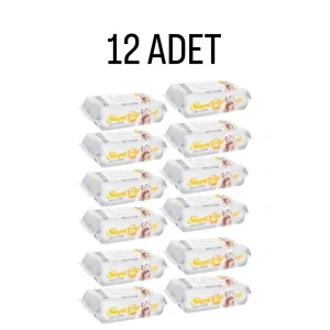 Havlu Sensitive Islak Havlu 12x90 Lı 12 Paket 1080 Yaprak