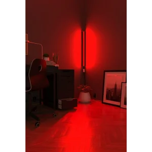 Lamba Uzaktan Kumandalı Duvar Köşe Rgb Led Aplik Gece Lambası Kumanda Kontrol