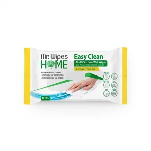 Mr. Wipes Easy Clean Yüzey Temizleme Mendili Limon Kokulu 40 Adet