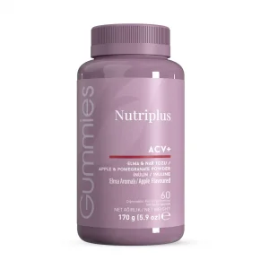 Nutriplus Elma Sirkesi Aromalı Gummy 60 Adet