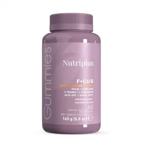 Nutriplus Focus Gummy Şeftali Aromalı 60 Adet