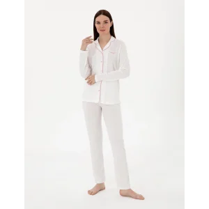 Pıerre Cardın 7717-S Bayan Gömlek Pijama Takımı