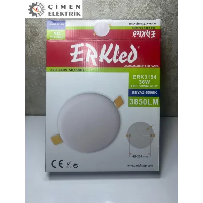  ERKLED ERK 3154 Ayarlanabilir Led Spot 36W 6500K Beyaz
