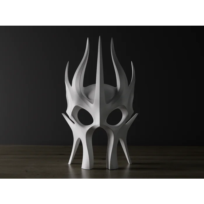 3D Tasarım Kişiye Özel Tasarım MASK Ham beyaz renkte gönderilir boya size aittir