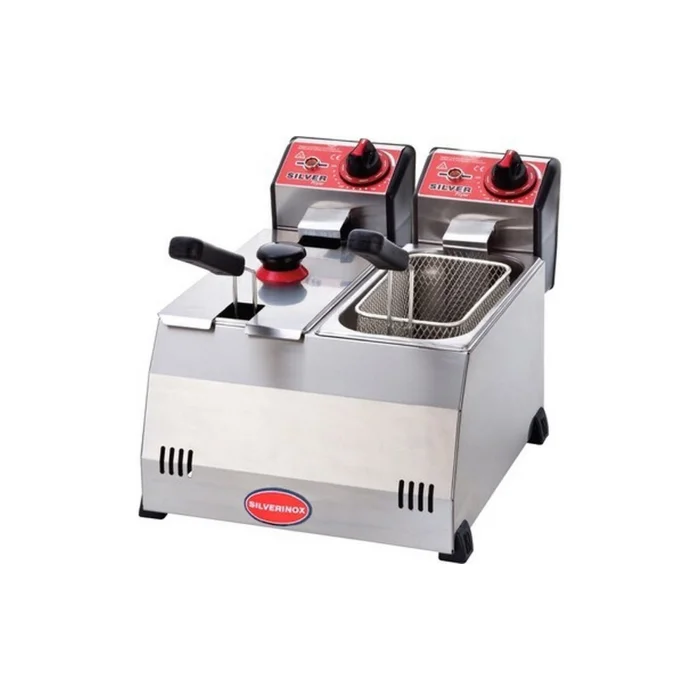 Genel Ürün Işıkgaz Elektrikli Fritöz 3+3 Lt Sanayi Tipi