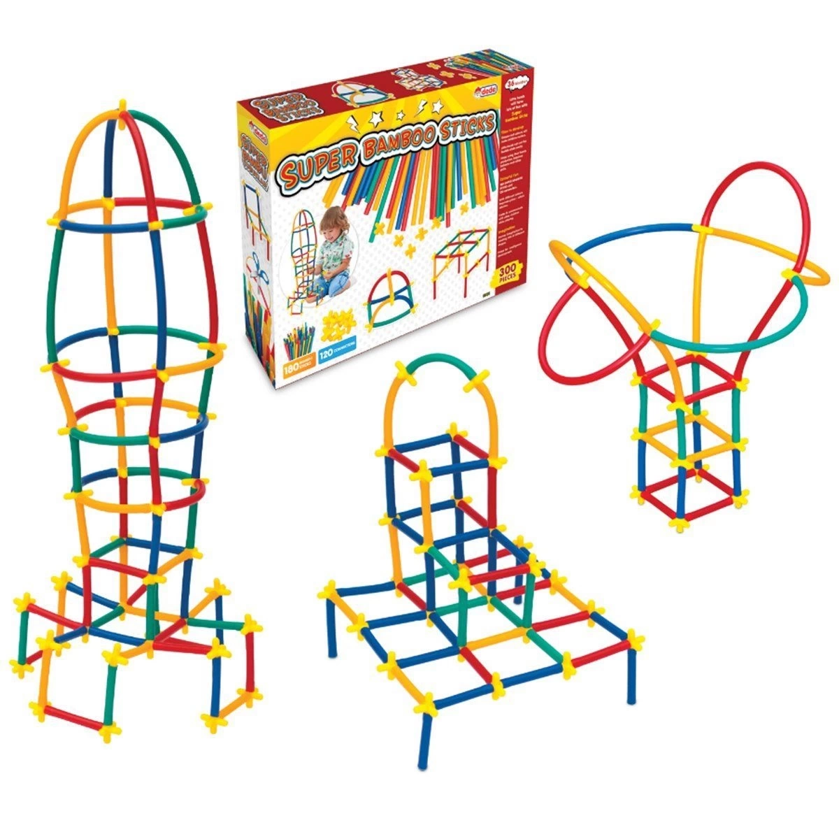 BUĞZ 03462 Dede, Süper Bambu Çubuklar - 300 Parça / +3 yaş