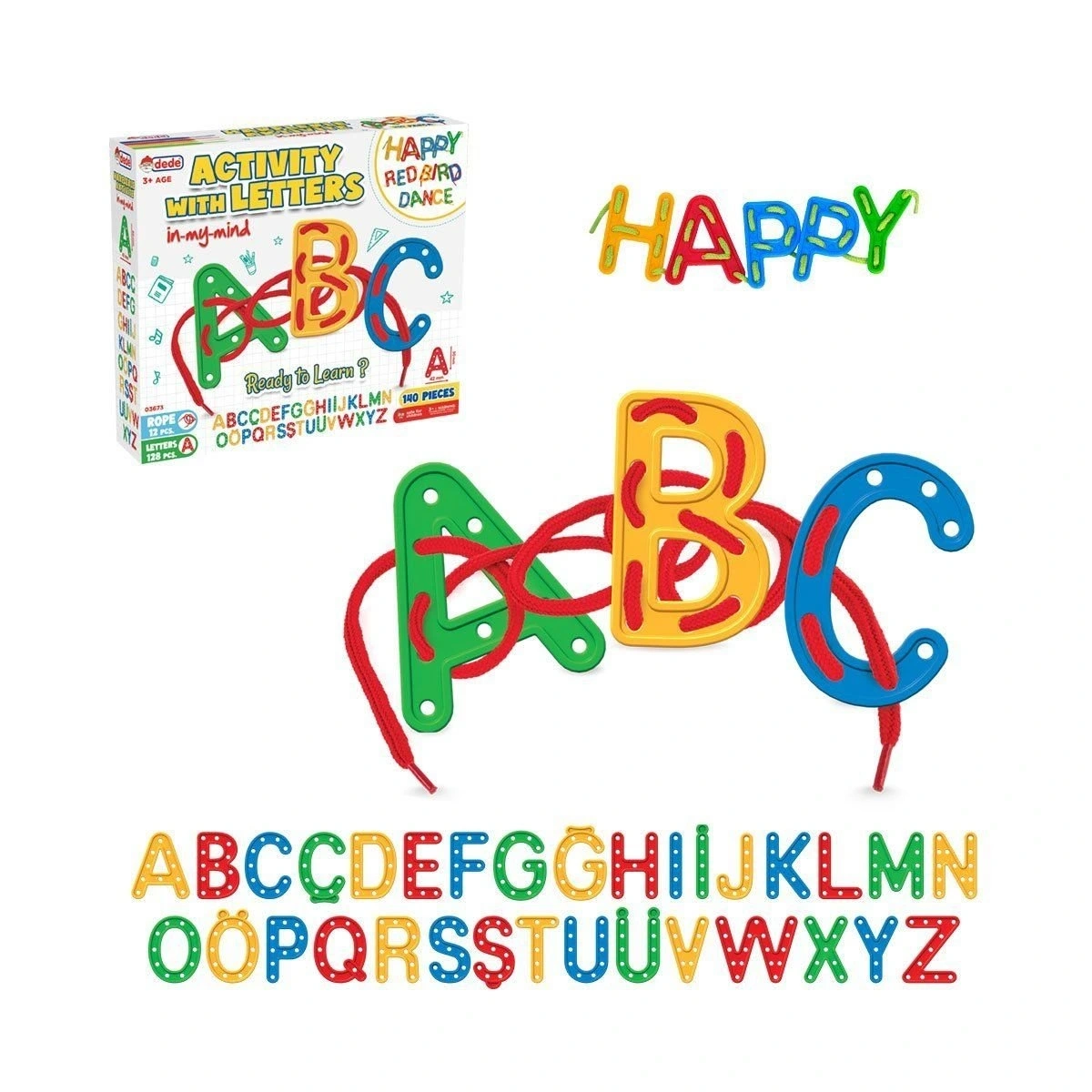 BUĞZ 03673 , Harflerle Aktivite - 140 parça