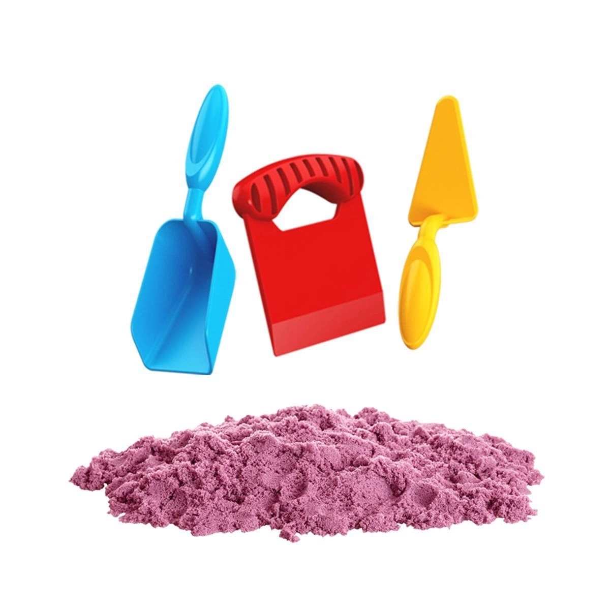 BUĞZ 03693 , Aksesuarlı Pembe Kinetik Oyun Kumu 1000 gr