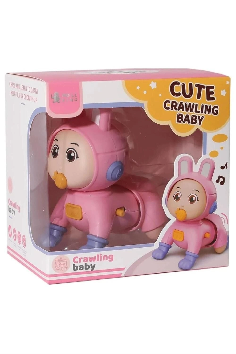 BUĞZ 0811-1-100 KUT.PİLLİ EMEKLEYEN BEBEK -PŞA
