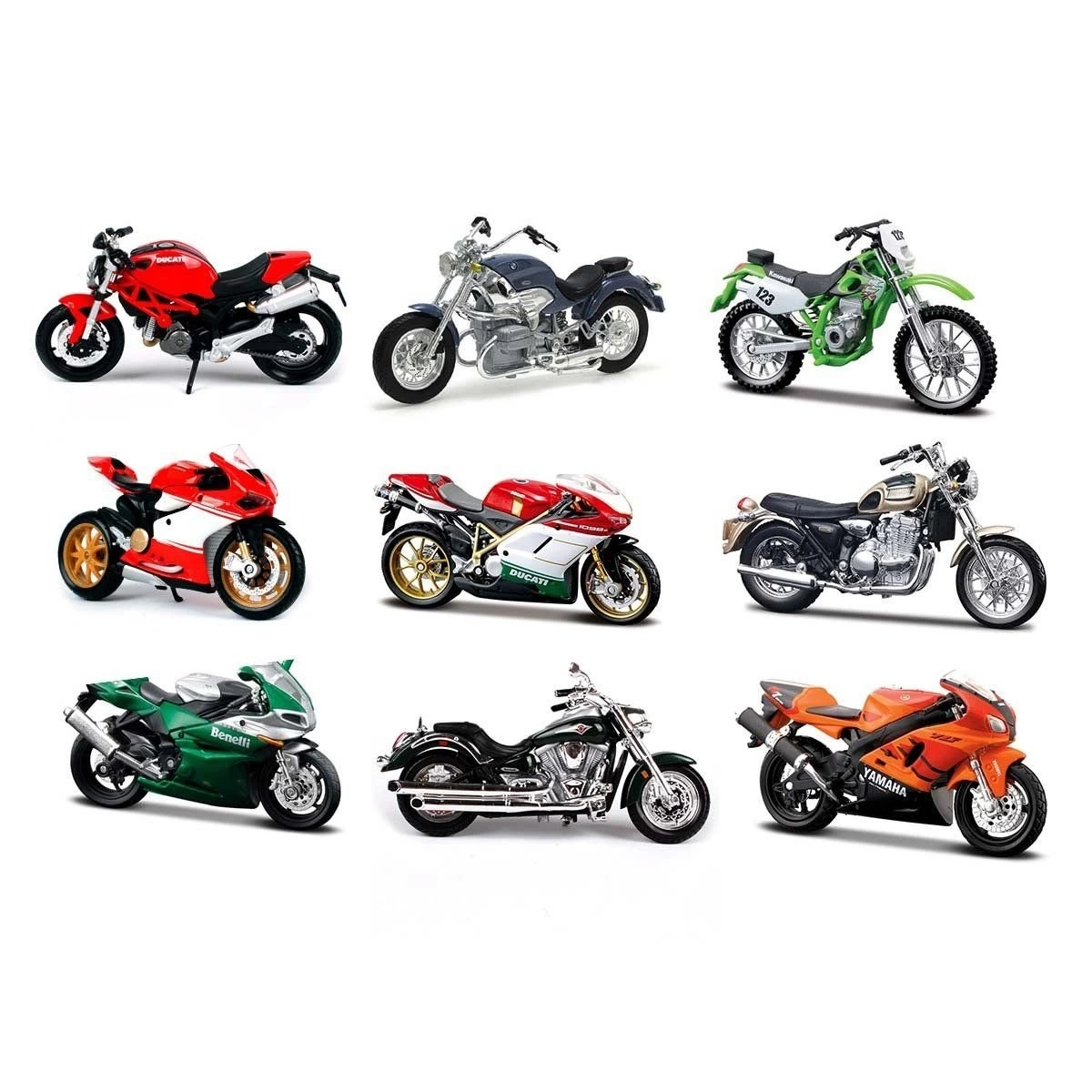BUĞZ 1:18  Motorsiklet MAY/34007/39300 - Stokta Olan Model Gönderilir