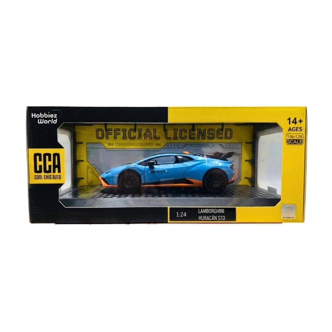 BUĞZ 1/24 Lamborghini STO Pearl Blue Model Araba