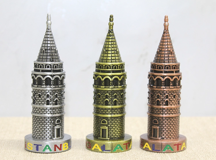 BUĞZ 10 CM METAL GALATA KULESİ