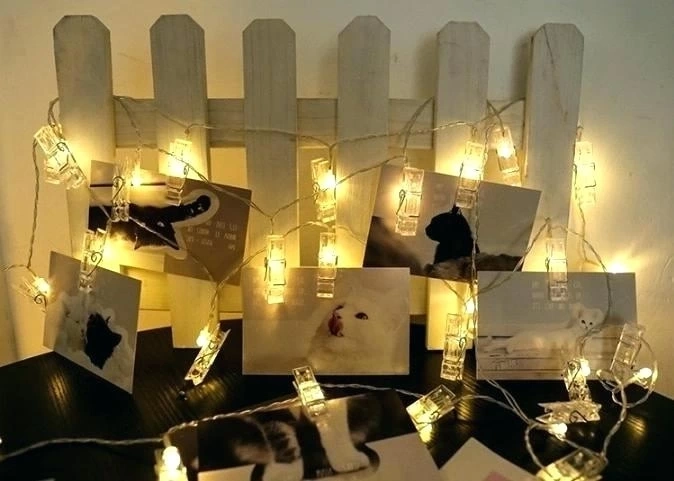 BUĞZ 10'lu Led Işıklı Fotoğraf Mandalları