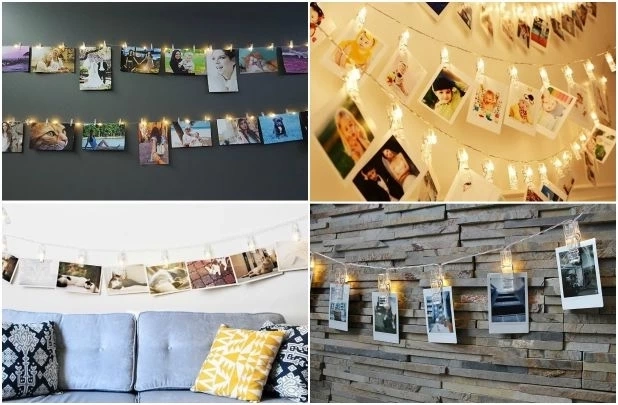 BUĞZ 10'lu Led Işıklı Fotoğraf Mandalları