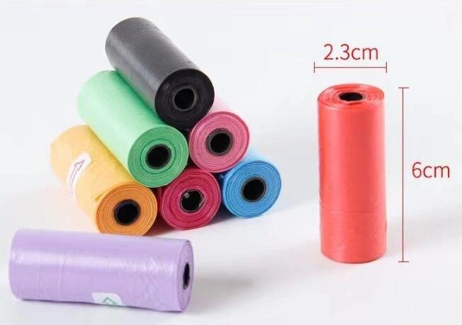 BUĞZ 12 li Köpek Dışkı Poşet Düz Renkli Set