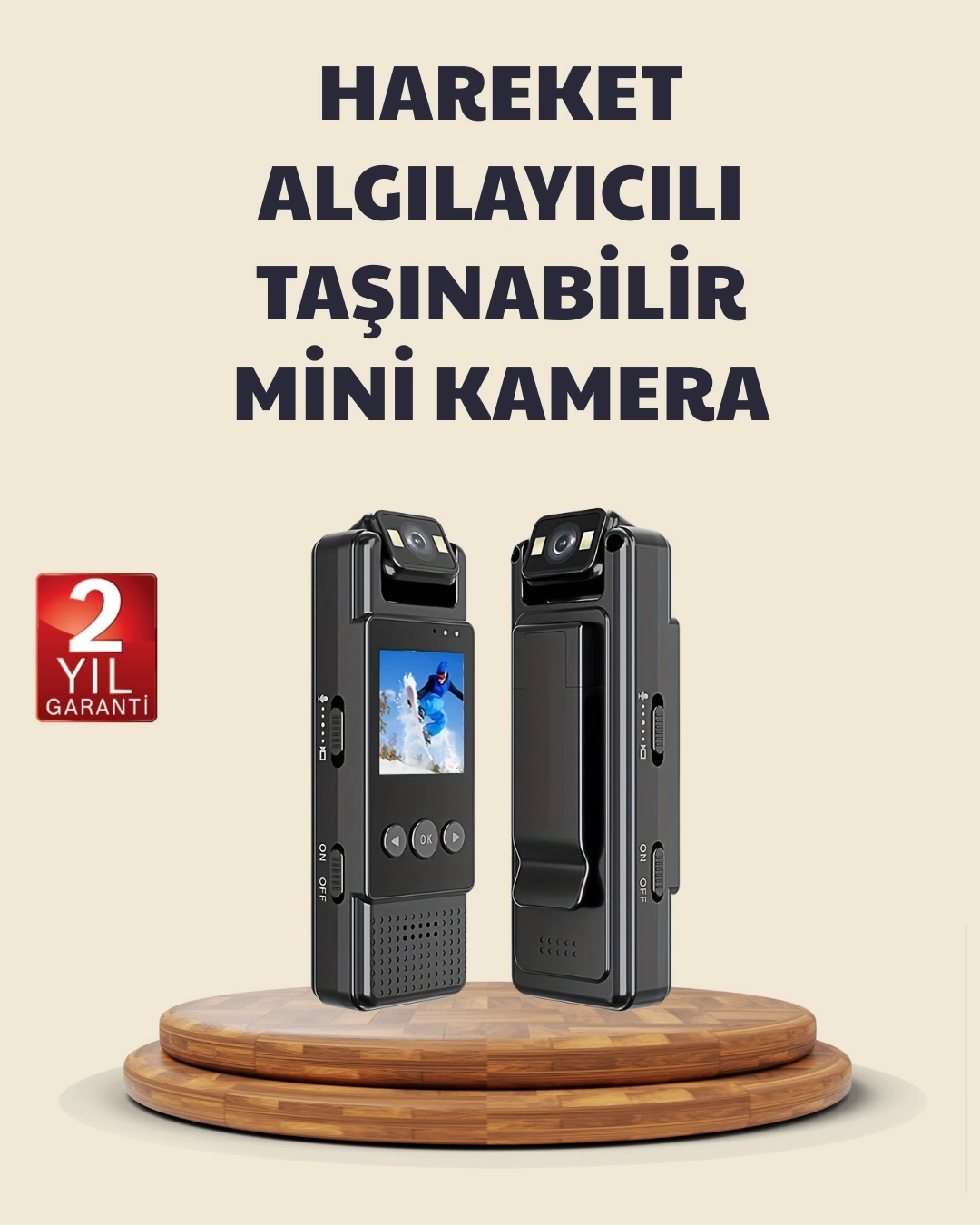 BUĞZ 128GB Destekli Hareket Algılamalı Mini Kamera