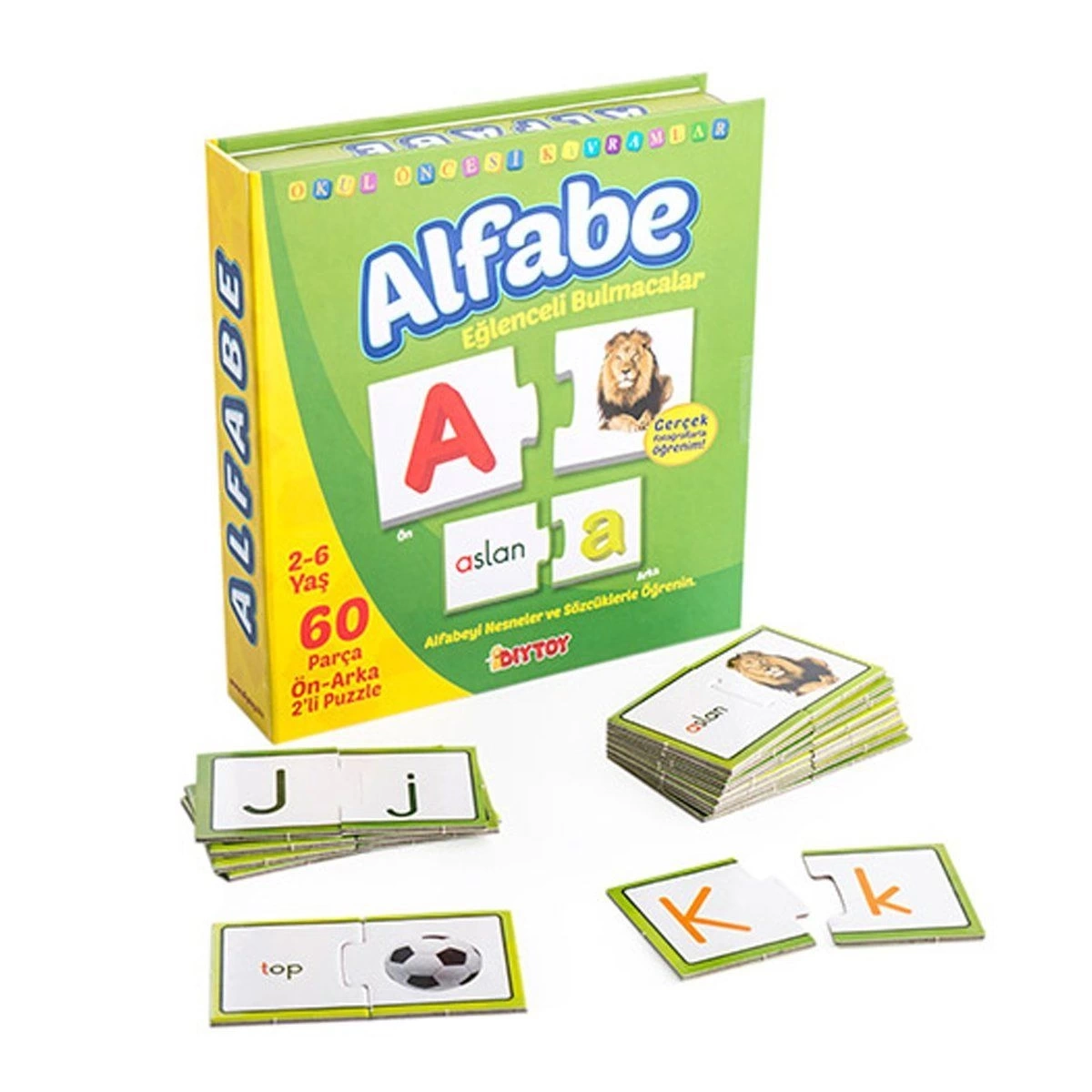BUĞZ 1406 DıyToy, Eğlenceli Bulmacalar - Alfabe / 2-6 yaş