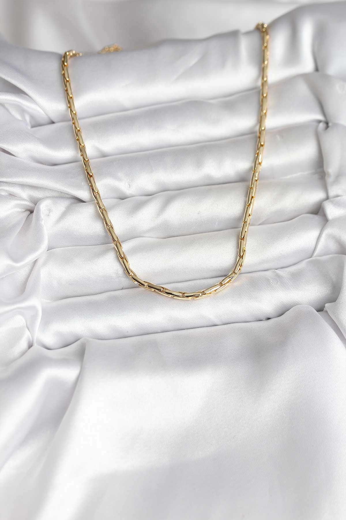 BUĞZ 14K GOLD RENK KAPLAMA MODEL CM KADIN KOLYE - BUĞZ BUĞZ 14K GOLD RENK KAPLAMA MODEL CM KADIN KOLYE - BUĞZ