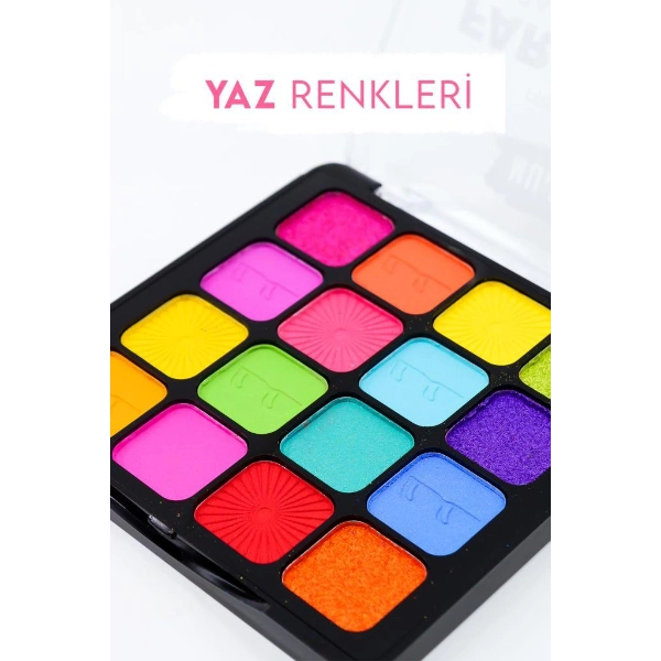 BUĞZ 16'LI YAZ FAR PALETİ - 2'Lİ SET