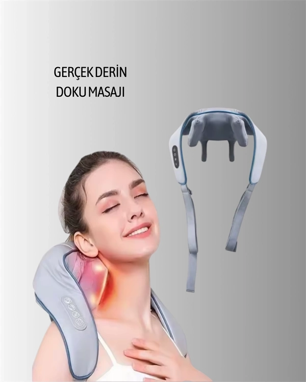 BUĞZ 1800mAh Pil Kapasiteli Boyun Masaj Aleti