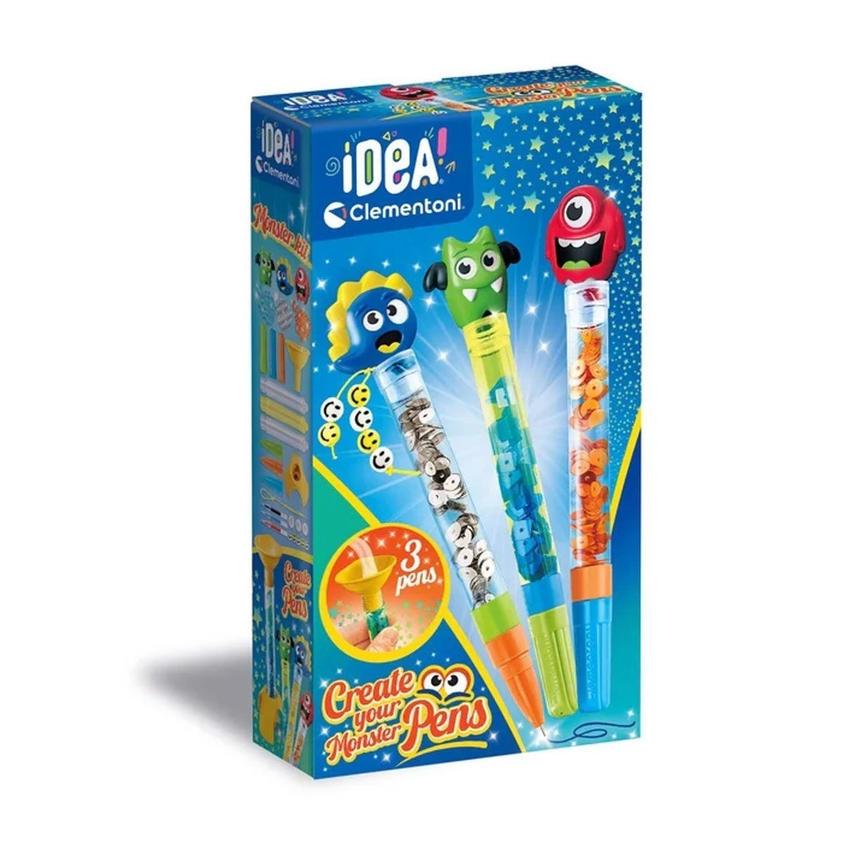 BUĞZ 18828 Idea Clemetoni - Mini Kalem Laboratuvarı - Canavarlar