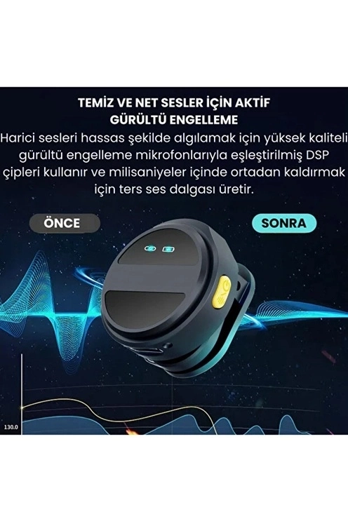 BUĞZ 2 Adet Profesyonel Kablosuz Yaka Mikrofonu Typce Uyumlu Manyetik Klipsli