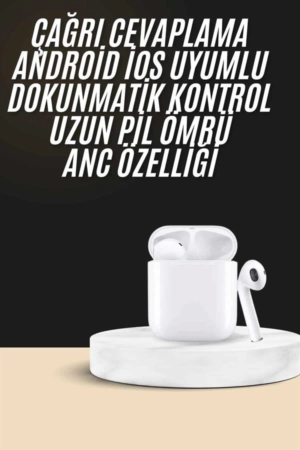 BUĞZ 2. Nesil Bluetooth Android ve İOS Uyumlu Kablosuz Kulaklık Çağrı Cevaplama
