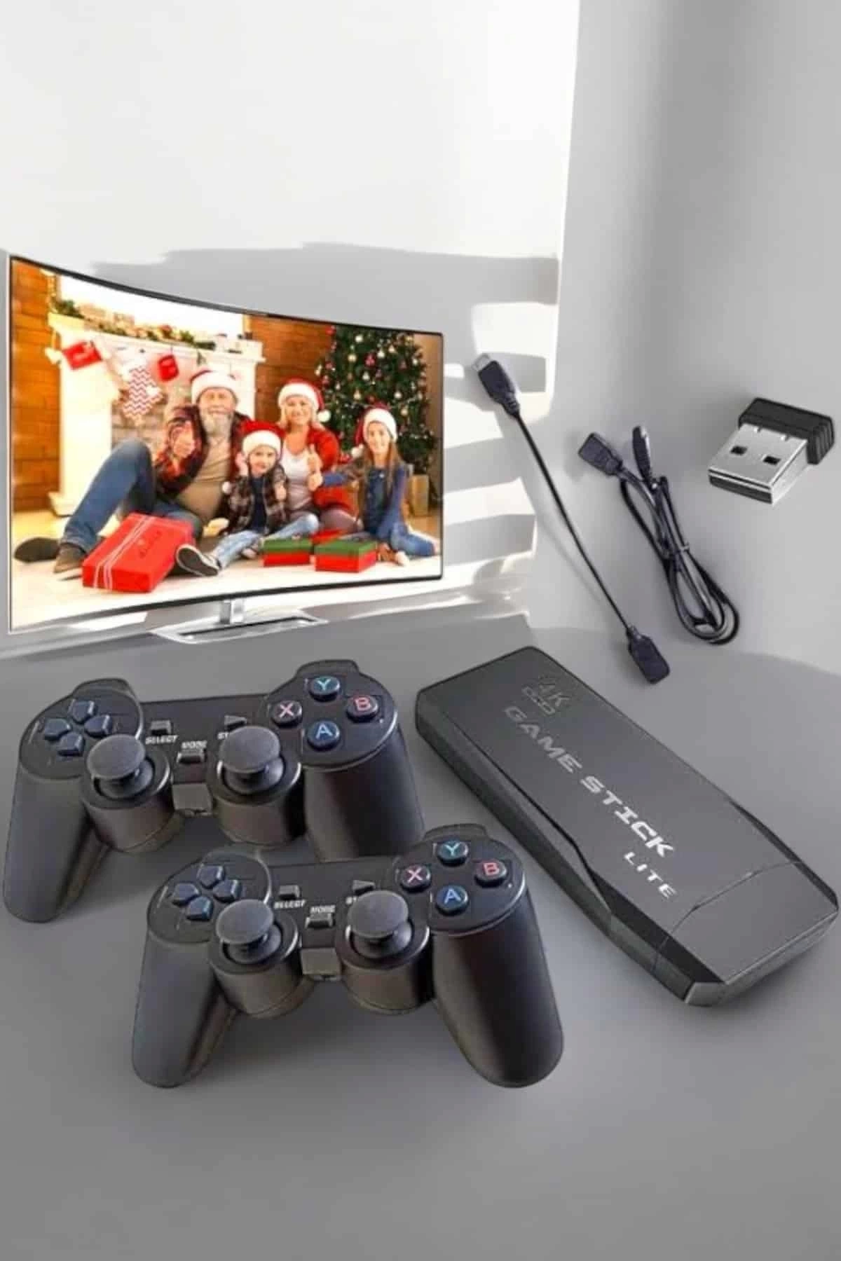 BUĞZ 20.000 Oyunlu Premium Model Oyun Konsolu 8k Android Tv HD Game Stick