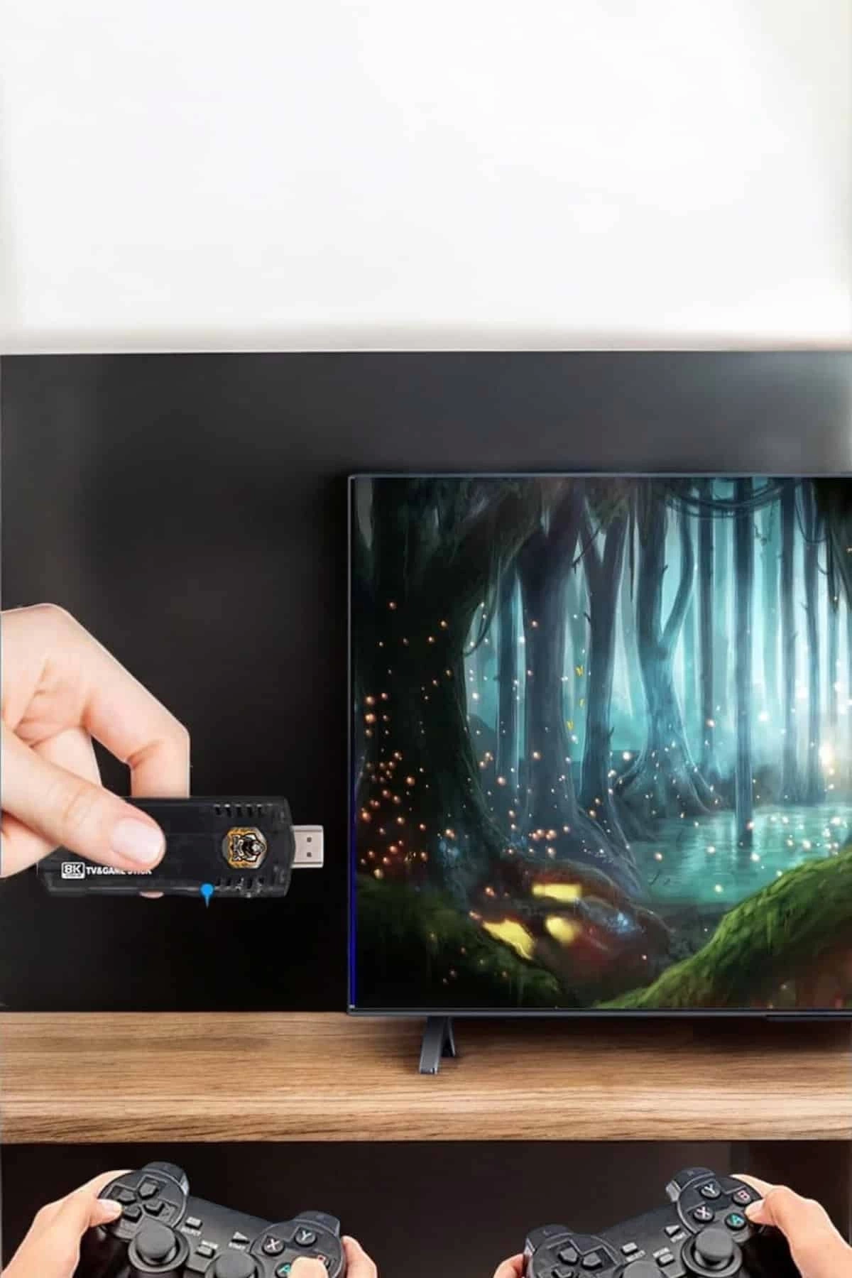 BUĞZ 20.000 Oyunlu Premium Model Oyun Konsolu 8k Android Tv HD Game Stick
