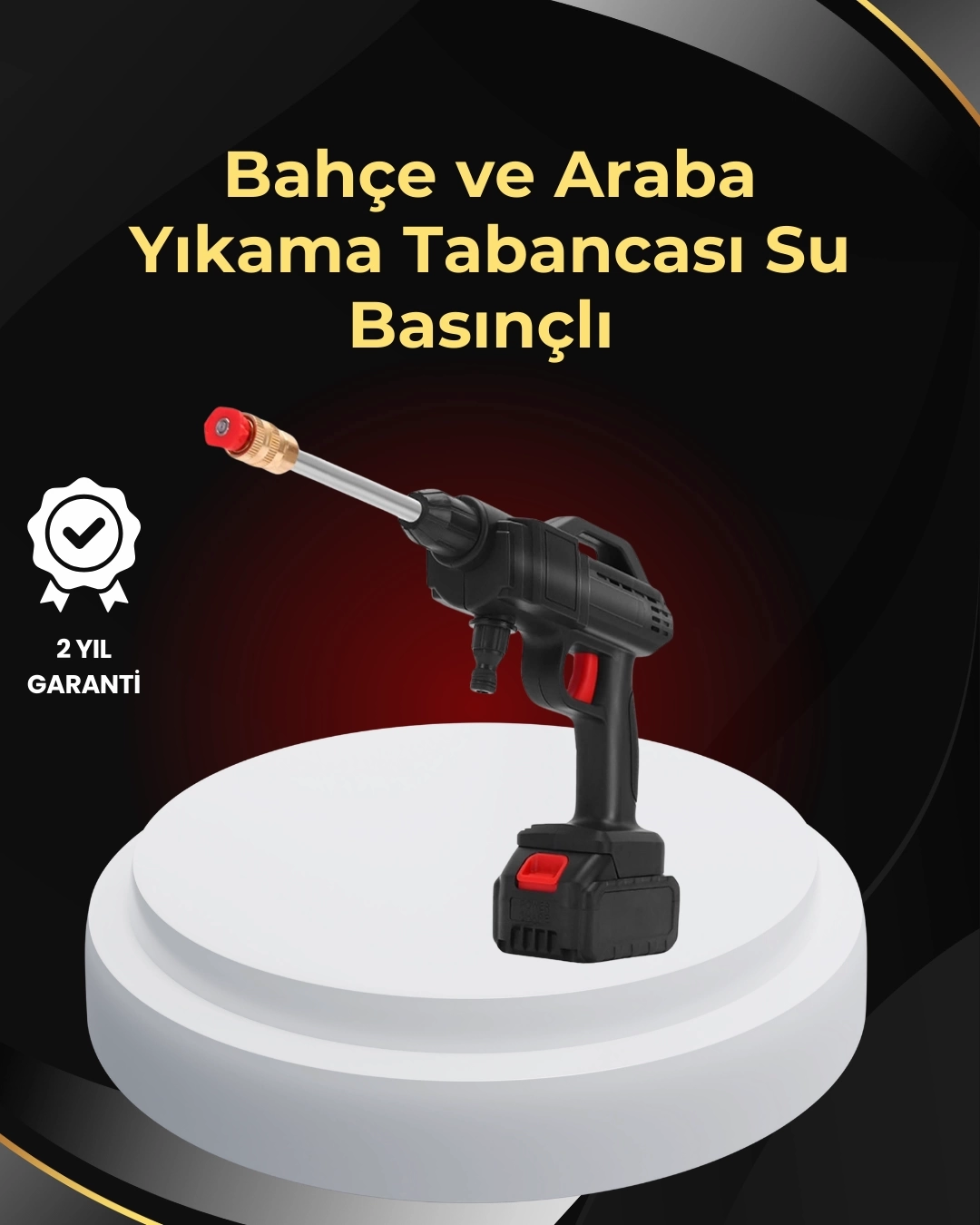 BUĞZ 2025 A Kalite 48V Şarjlı Yüksek Basınçlı Su Tabancası Orijinal Seri