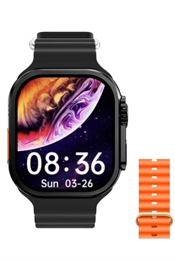 BUĞZ 2025 Model Akıllı Saat Çift Kordon Ios Ve Android Arama Cevaplama Sesli Asistan BUĞZ 2025 Model Akıllı Saat Çift Kordon Ios Ve Android Arama Cevaplama Sesli Asistan