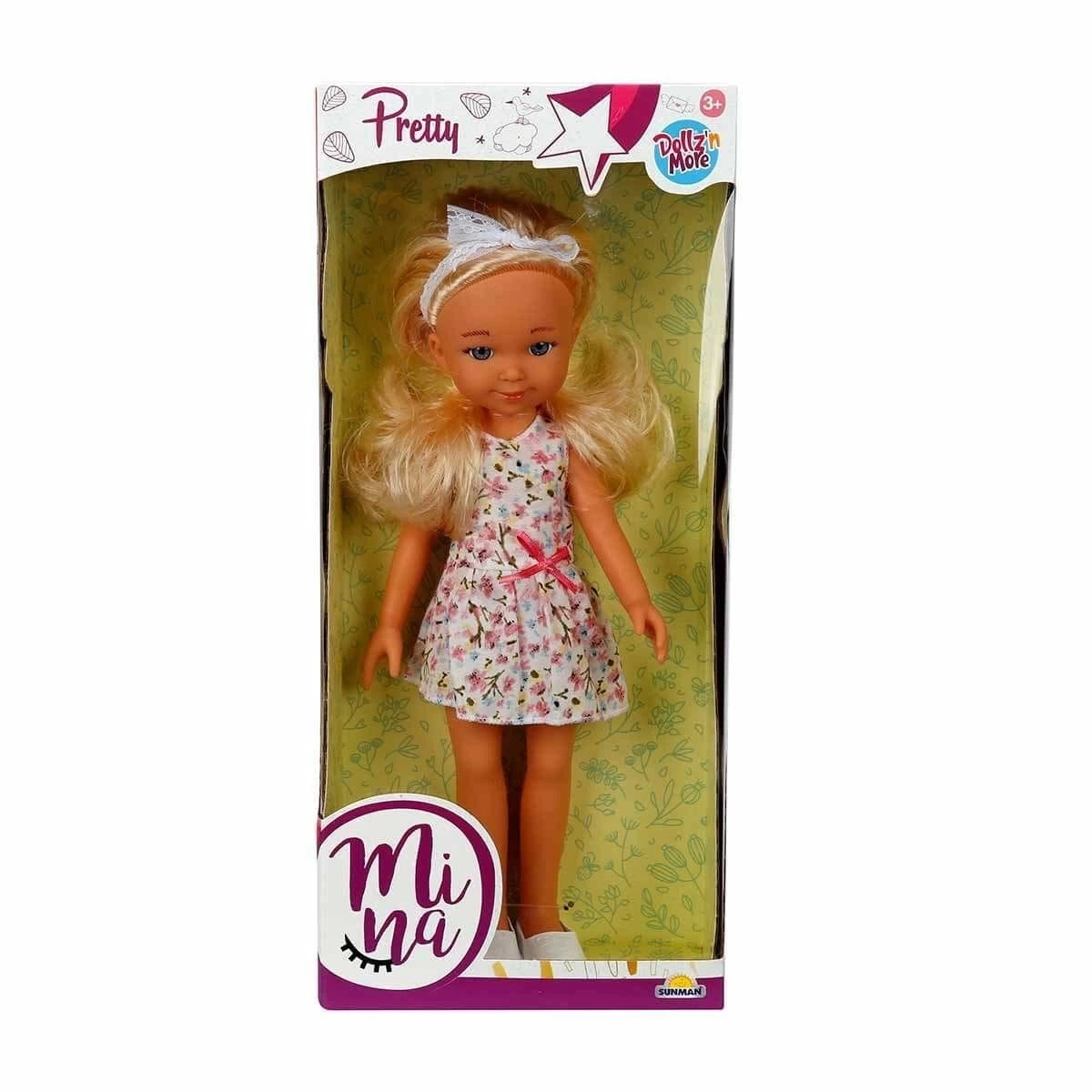 BUĞZ 2030031 SUN-SABC-DZM-BEBEK MİNA PRETTY GÜNLÜK ELB 35CM  - Stokta Olan Gönderilir
