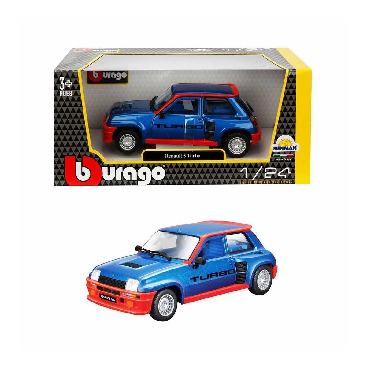 BUĞZ 21088 1:24 Renault 5 Turbo Model Araba