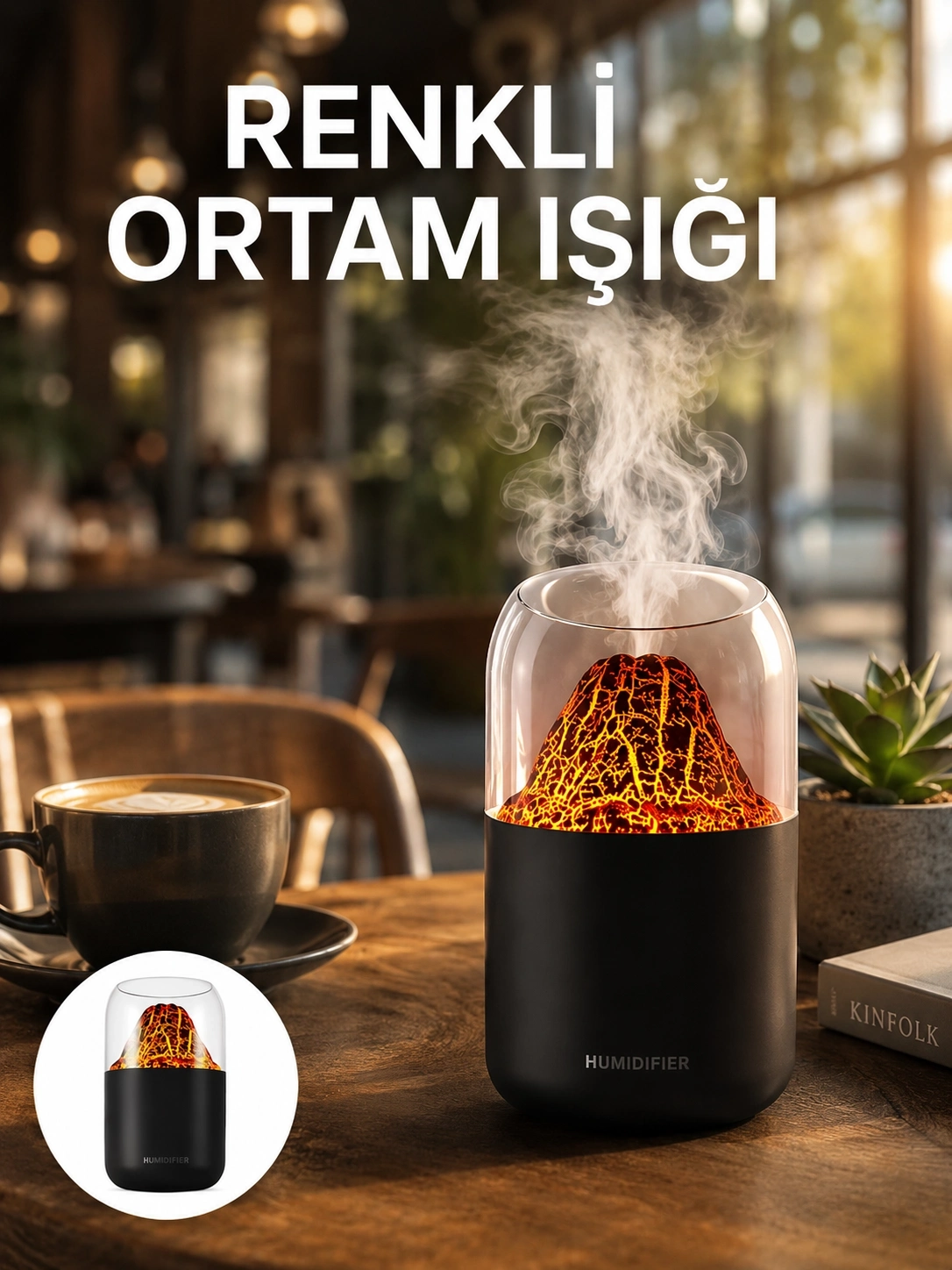 BUĞZ 280 ml Kapasiteli Aromaterapi Cihazı Yeni Nesil
