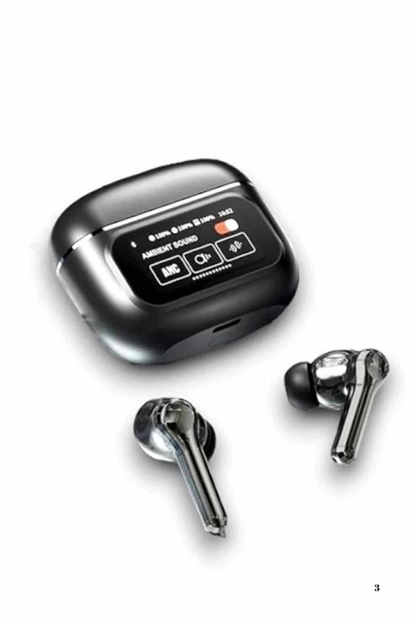 BUĞZ 2.Nesil Pro Ekranlı Sesli Görüşme Yapabilen Kablosuz Bluetooth Kulaklık BUĞZ 2.Nesil Pro Ekranlı Sesli Görüşme Yapabilen Kablosuz Bluetooth Kulaklık