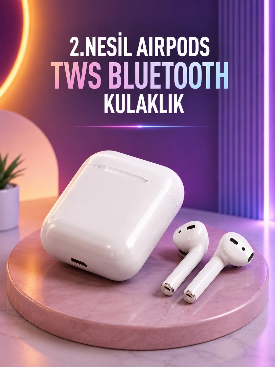 BUĞZ 2.Nesil TWS Bluetooth Kulaklık Yüksek Ses Kaliteli