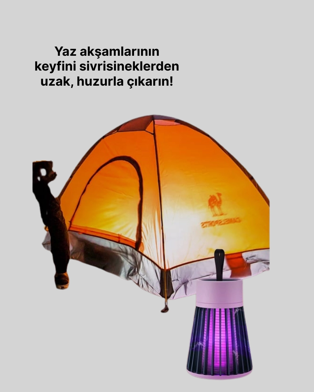BUĞZ 2’si 1 Arada LED Işıklı Elektrikli Böcek Öldürücü
