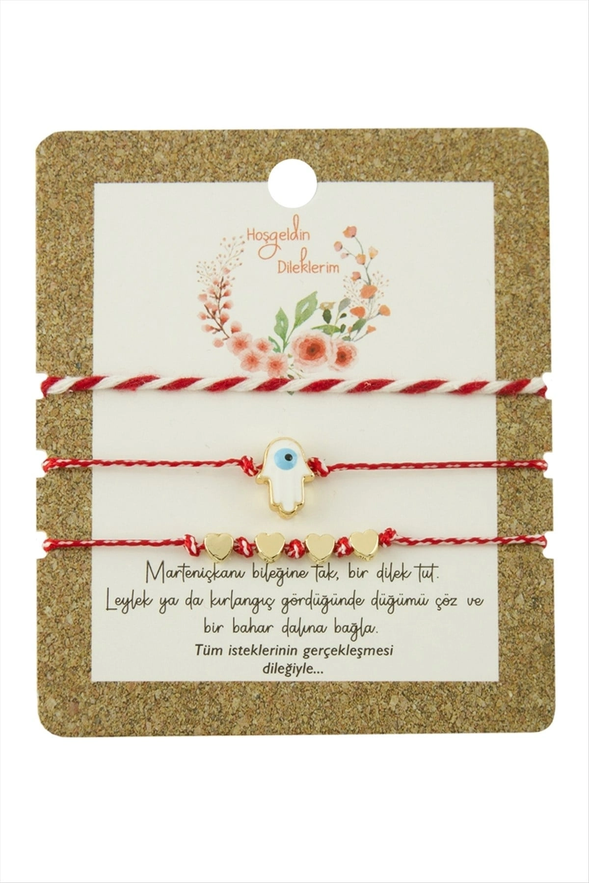 BUĞZ 3 Adet Ftm Ana Eli Marteniçka Bileklik